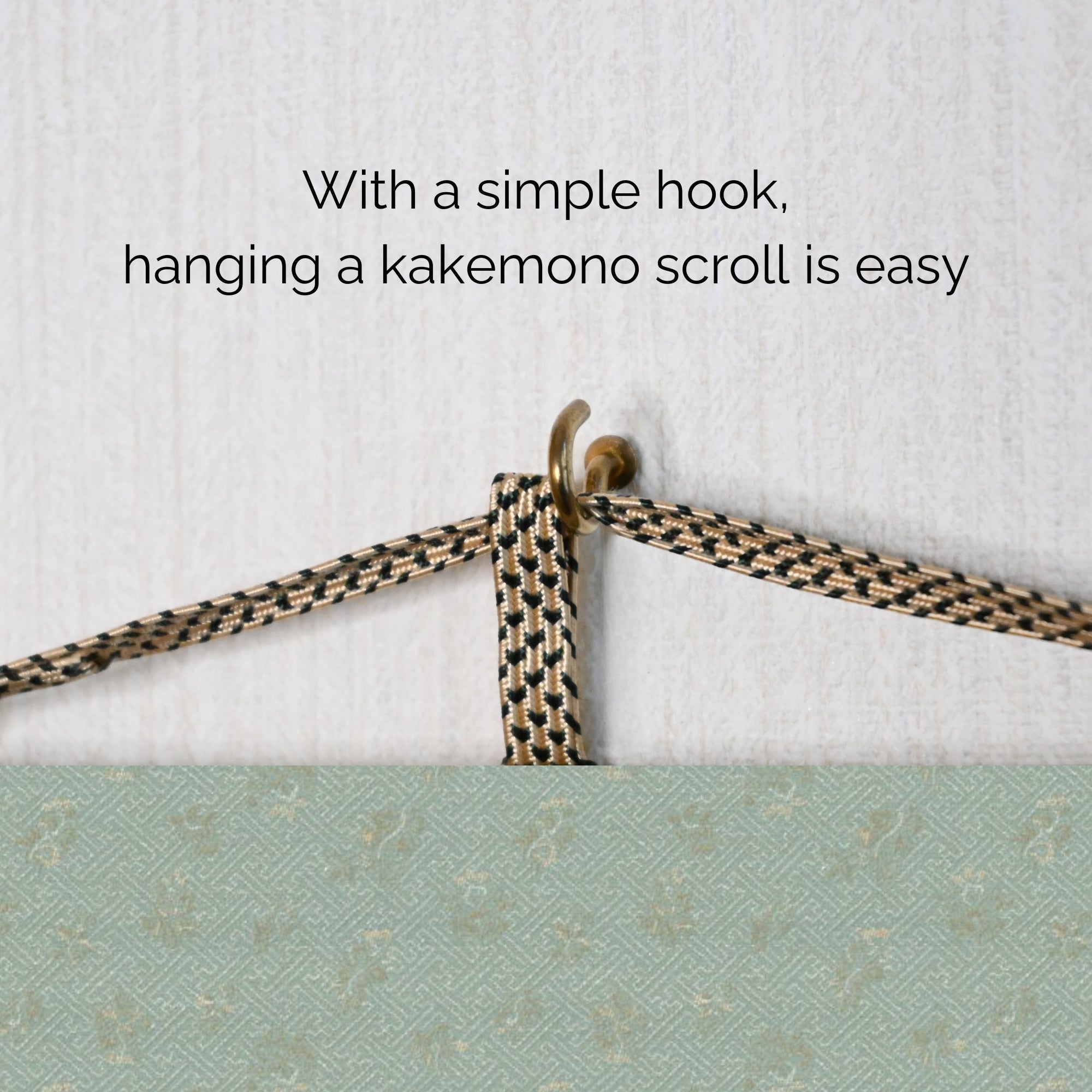 Japanese Ichiban Tiger Kakemono Wall Scroll – Powerful Tiger Portrait